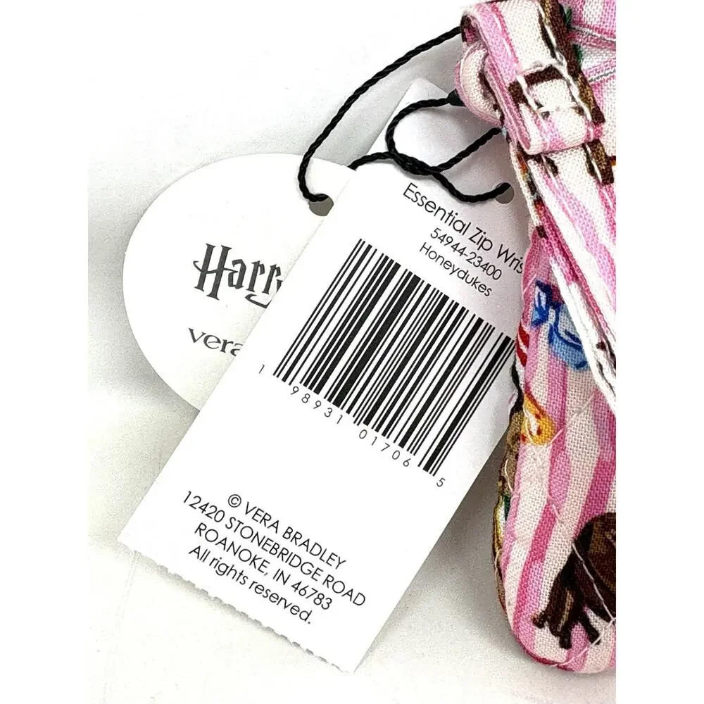 Vera Bradley Harry Potter Honeydukes Wristet Pouch Card Coin Wallet Strap EXACT